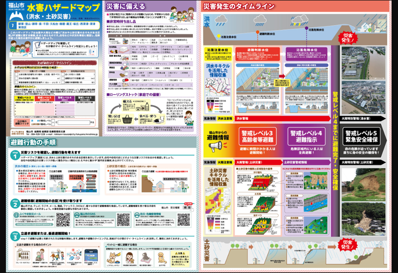 福山市水害（洪水・土砂災害）ハザードマップを更新しました/2023年3月